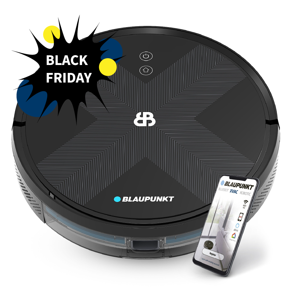 Blaupunkt Bluebot XVAC Black robot vacuum cleaner