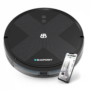 blaupunkt bluebot xvac zwart met telefoon